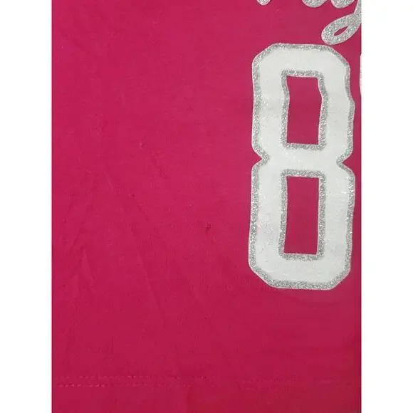 Vintage Aeropostale Pink V-Neck Graphic T-Shirt XL - Picture 2 of 4